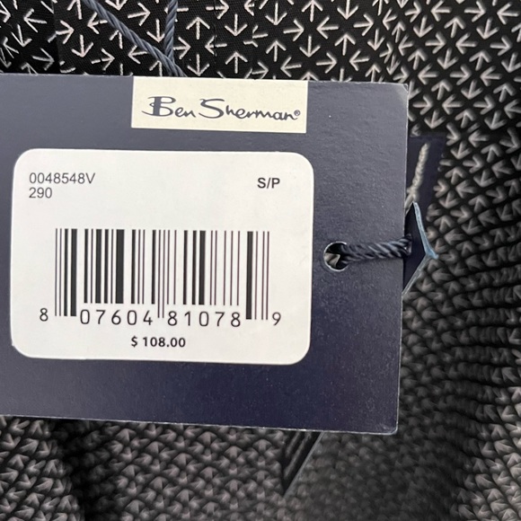 Ben Sherman Black Patterned Dress Shirt - Picture 5 of 5